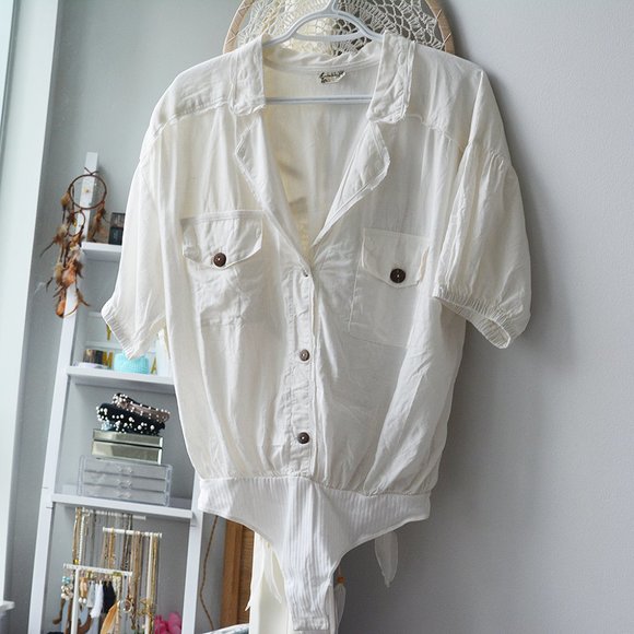 NWOT Free People So-Fari Bodysuit - Picture 2 of 8